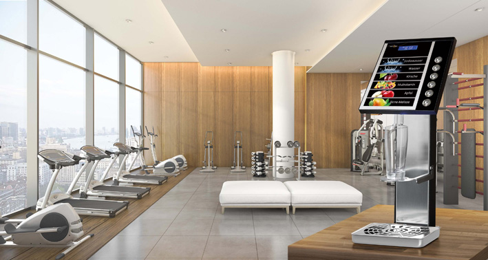 Drink dispenser for fitness