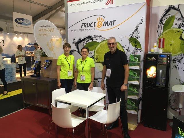 Team am Messestand